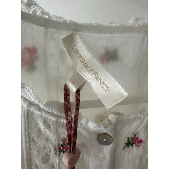 Loveshack fancy the avin pink potion dress size 6 - Picture 7 of 16